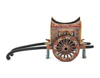 A Japanese Kutani Porcelain Cart