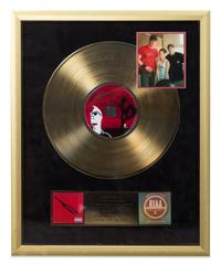 A Queens of the Stone Age: Songs for the Deaf RIAA Certified Gold Presentation Album 21 1/4 x 17 1/2 inches.