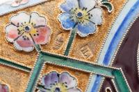 A Russian Silver-Gilt and Shaded Enamel Cigarette Case