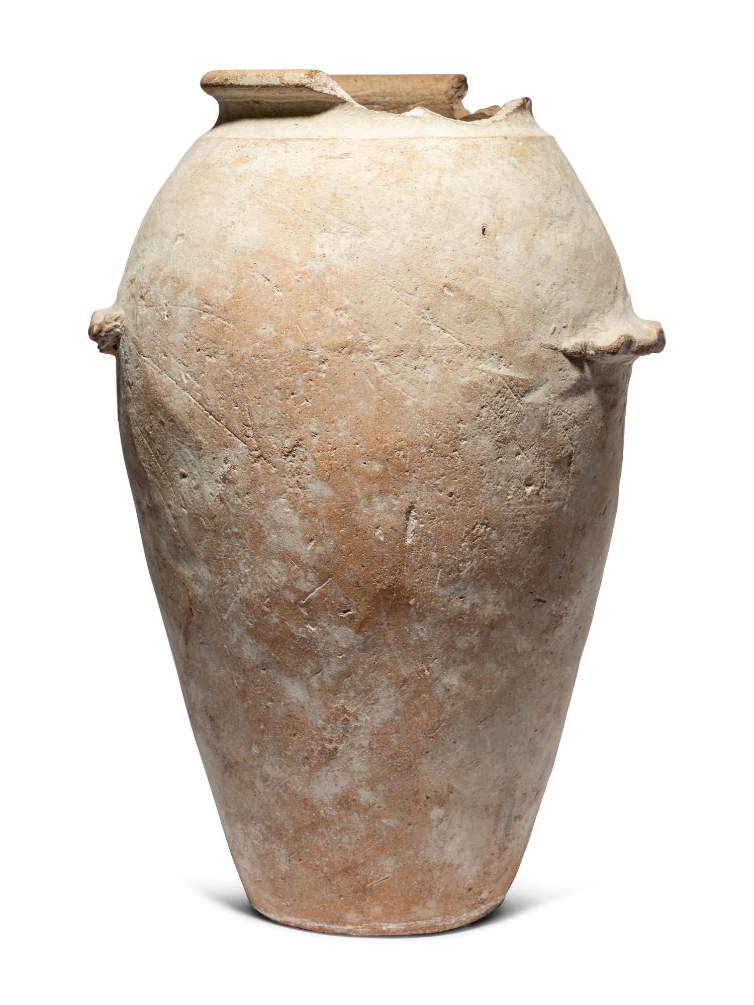 An Egyptian Pottery Snake Jar