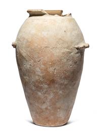 An Egyptian Pottery Snake Jar
