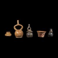 Five South American Terracotta Vessels