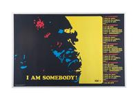 [BLACK PANTHERS]. BRUCE, Herb, artist. I Am Somebody. Chicago: Gráfica Studios, Charisma Chain Inc., 1970.