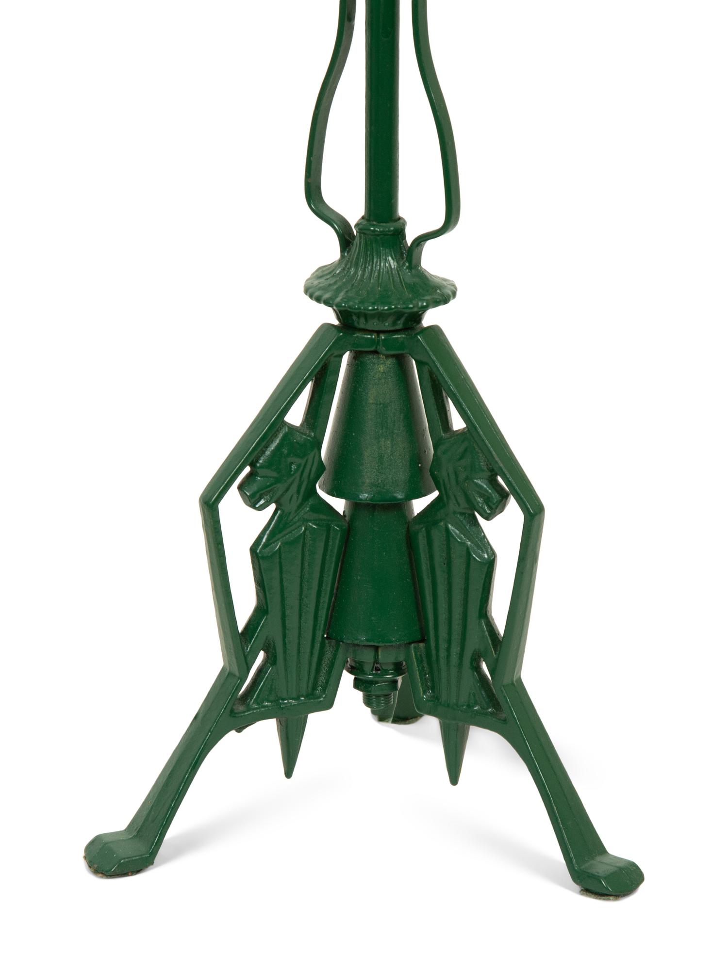 A Pair of Art Deco Cast Iron Table Lamps