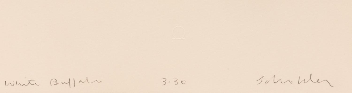 White Buffalo , edition 3/30