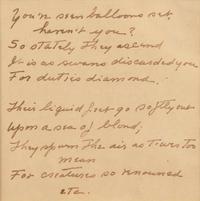 Elsie Driggs (American, 1898-1992) You've Seen Balloons Set––Haven't You? (From Emily Dickinson's Poems of Death)
