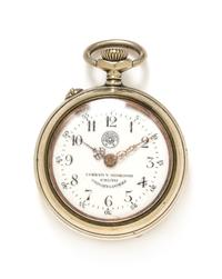 A Silver Open Face Pocket Watch with Stand, Roskopf for Cuervo Y Sobrinos, Circa 1920, 29.70 dwts.