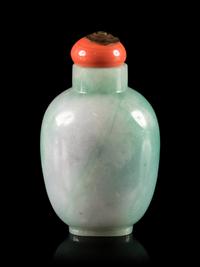A Jadeite Snuff Bottle