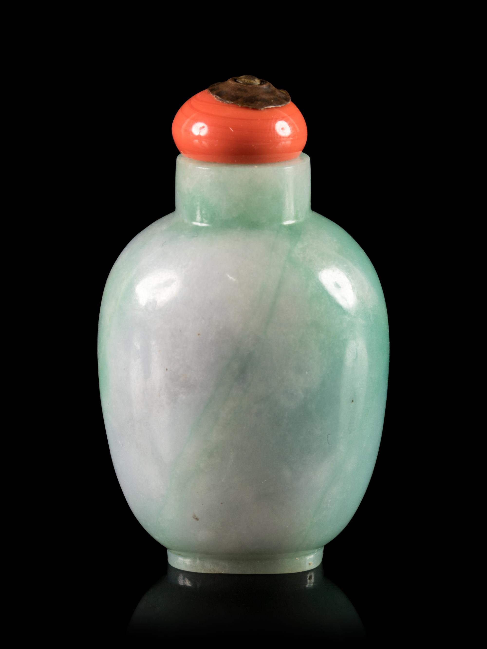 A Jadeite Snuff Bottle
