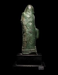 A Roman Bronze Figure of an Actor
