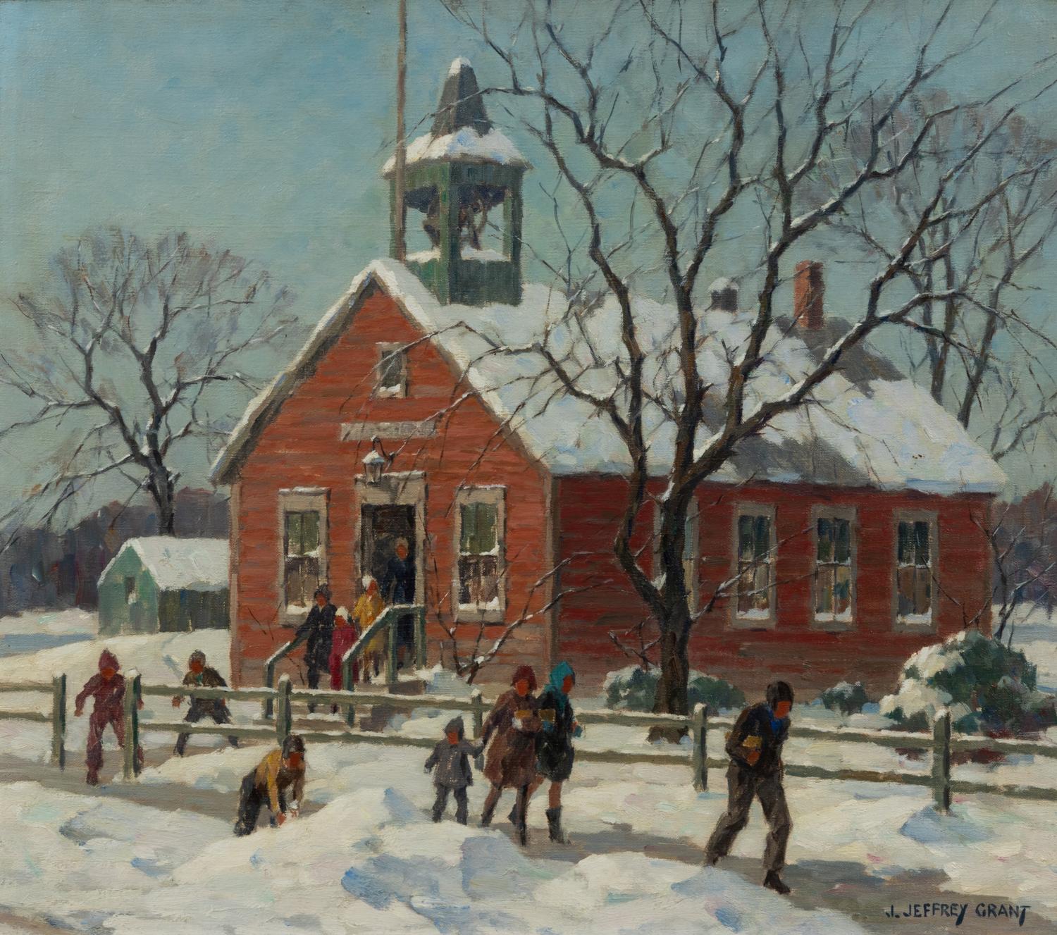 School House in Winter