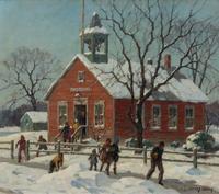 School House in Winter