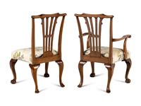 A Set of Twelve George III Style Mahogany Dining Chairs