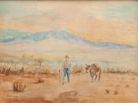 Cowboy and Mule