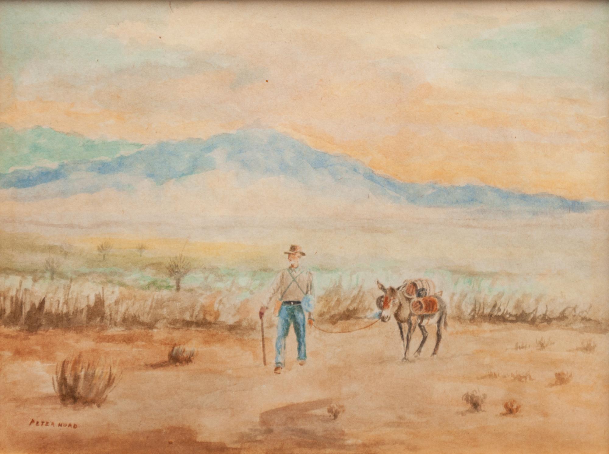 Cowboy and Mule
