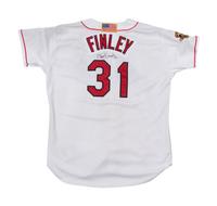 A Group of 7 Game Issued Baseball Jerseys (Including Signed)
