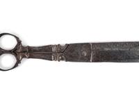 A Pair of Engraved Iron Shears