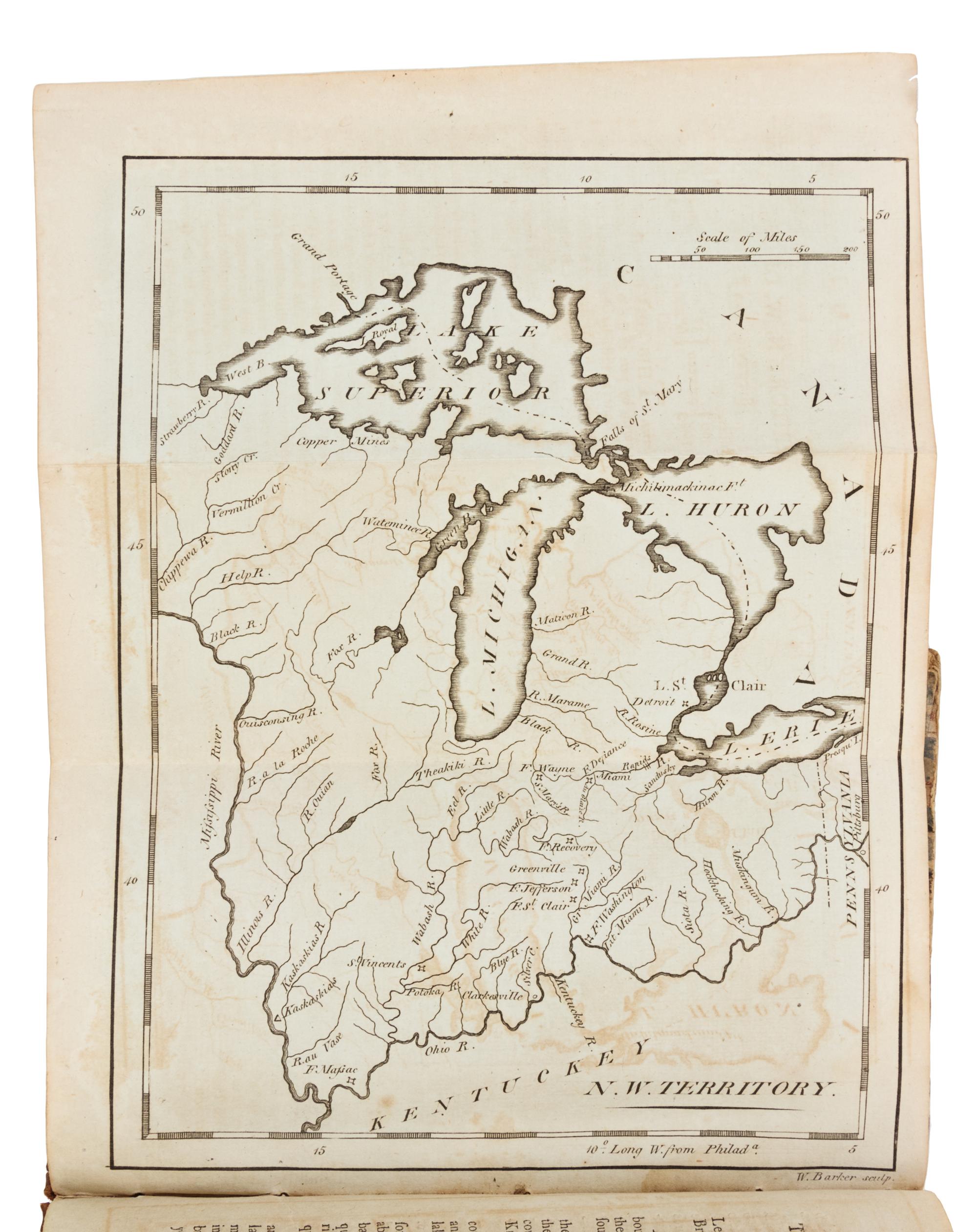 CAREY, Matthew. Carey's American Pocket Atlas. Philadelphia: for Matthew Carey by Lang and Ustick, 1796.