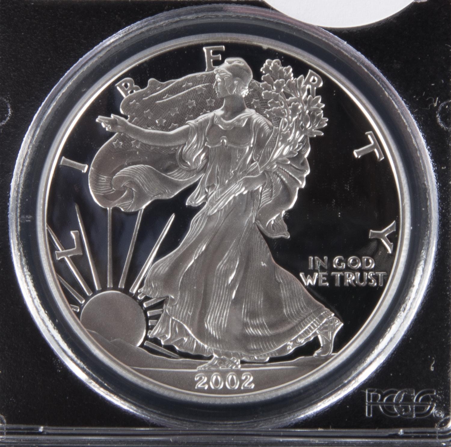 A Group of 25 United States Silver Eagle $1 Proofs