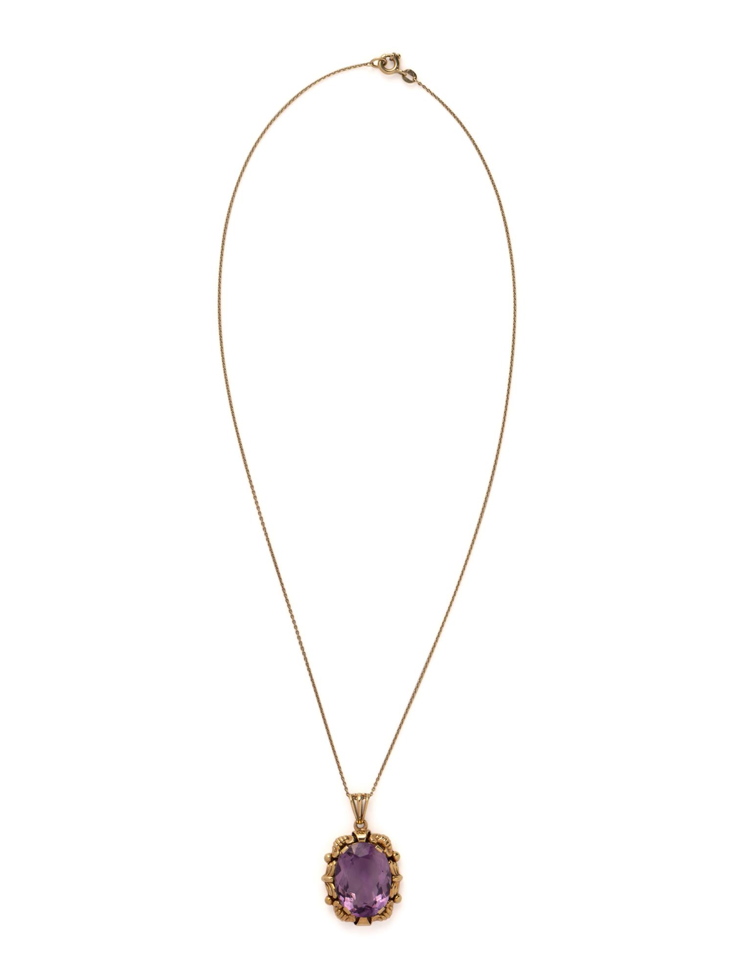 AMETHYST PENDANT/NECKLACE