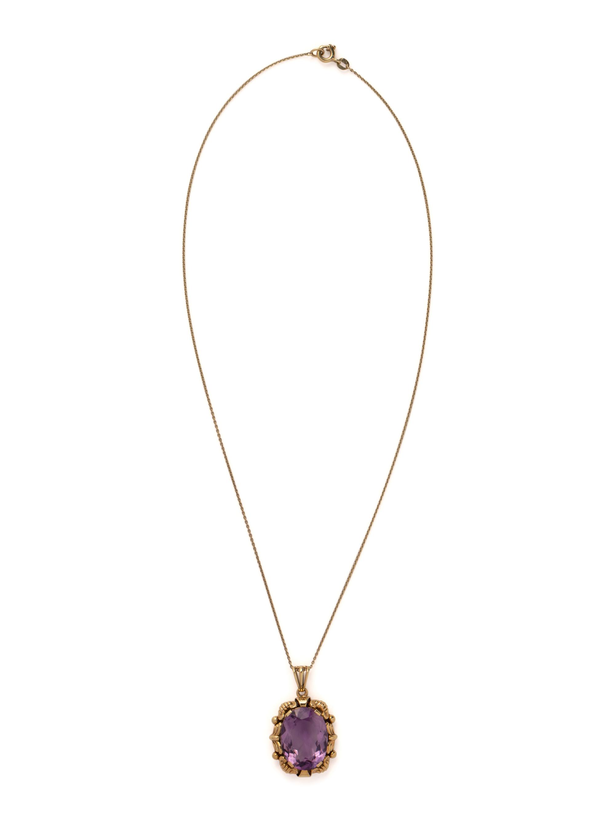 AMETHYST PENDANT/NECKLACE