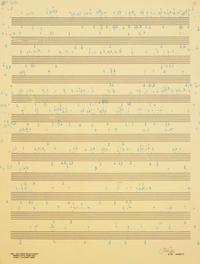 Études Australes, Piano Solo Book II, Transcriptions to Musical Staves XIV No. 1, 1974-75