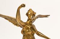 Paul Marie Ducuing (French, 1867-1949) Winged Victory gilt bronze, cast by Barbedienne