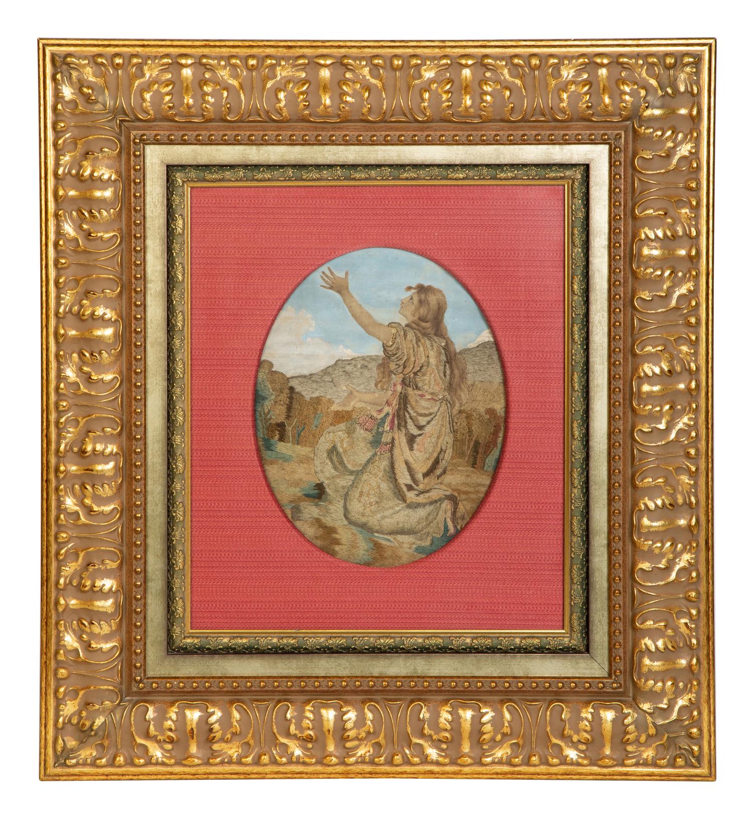 A Continental Needlework Picture