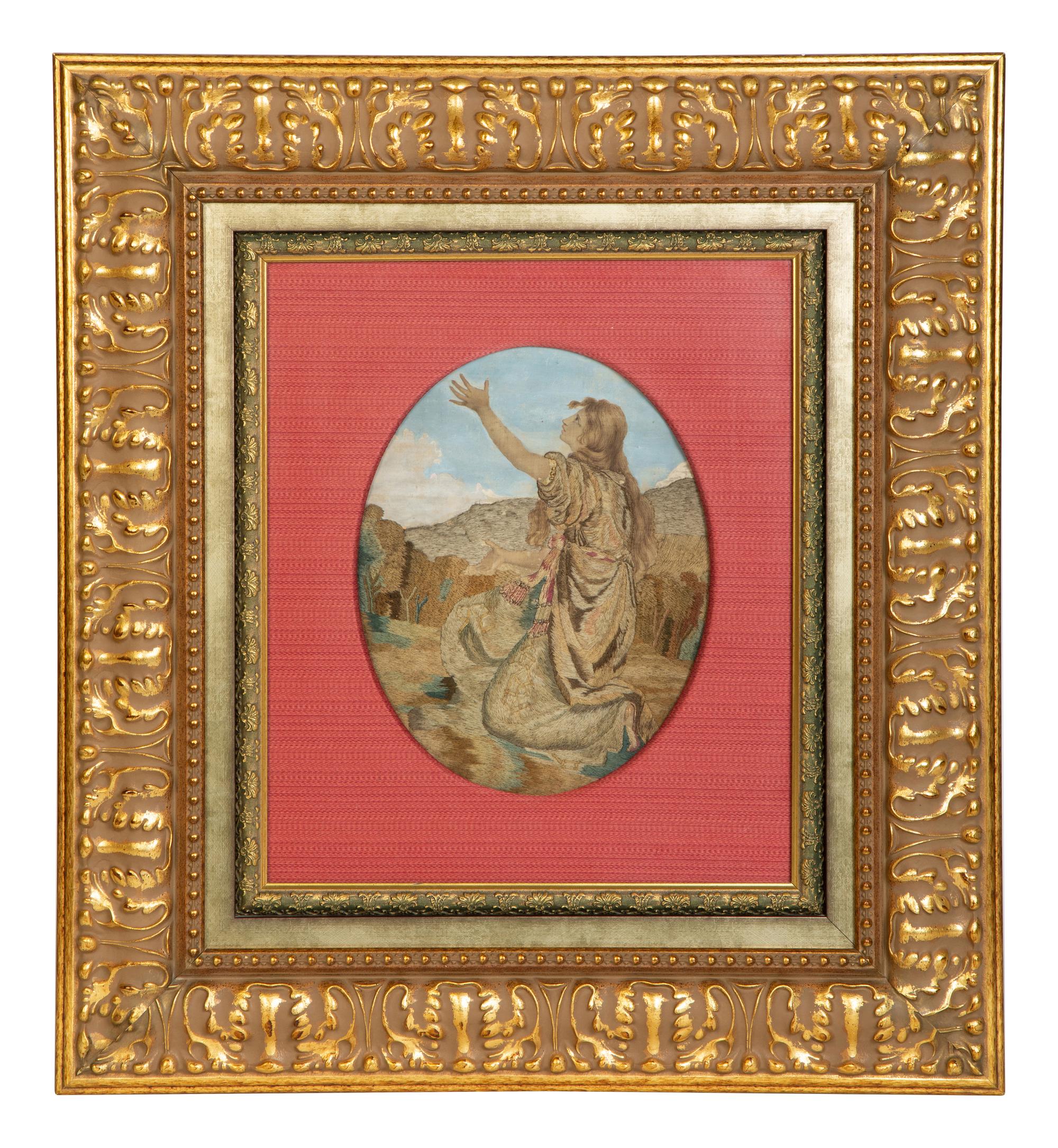 A Continental Needlework Picture