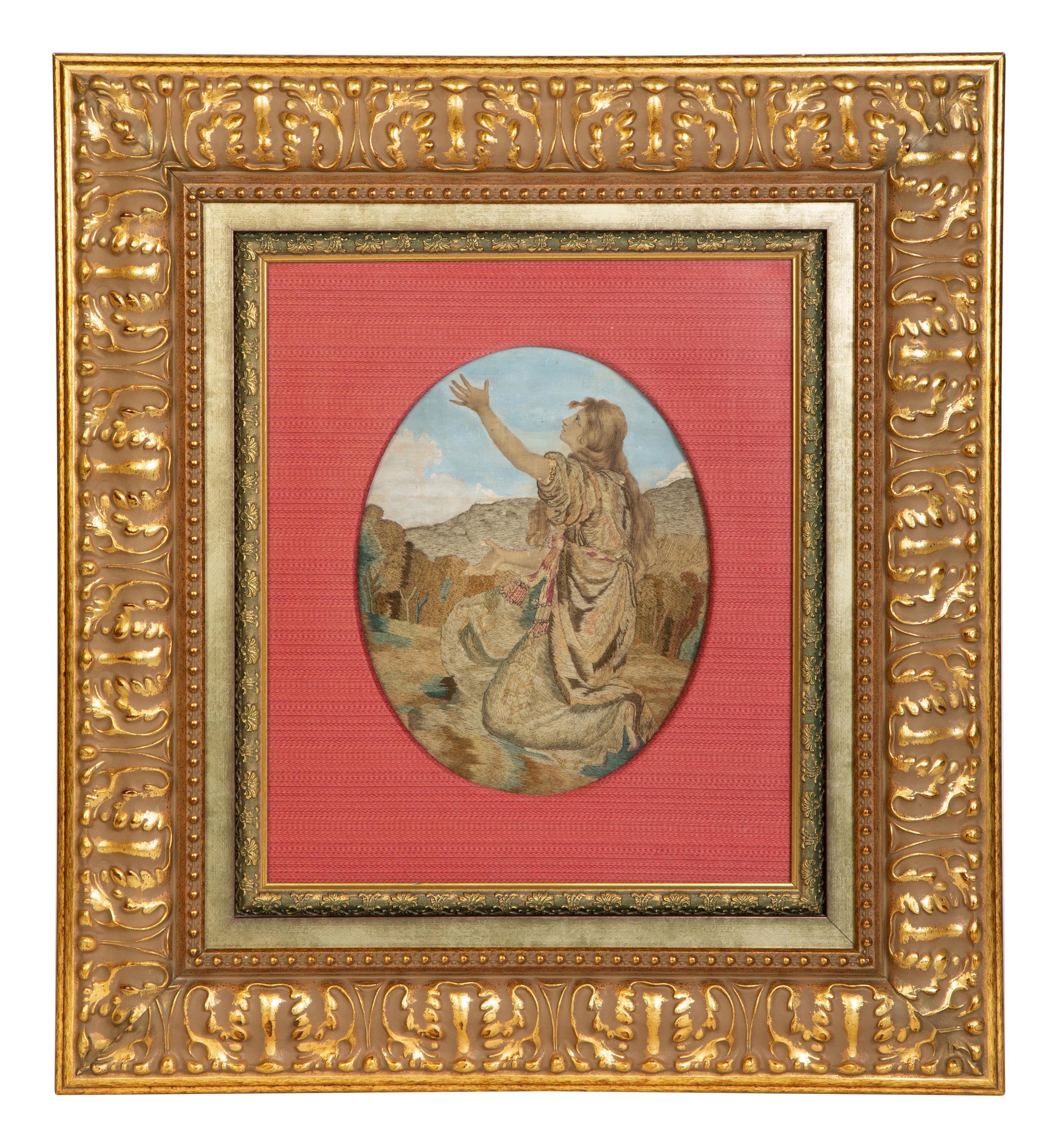 A Continental Needlework Picture