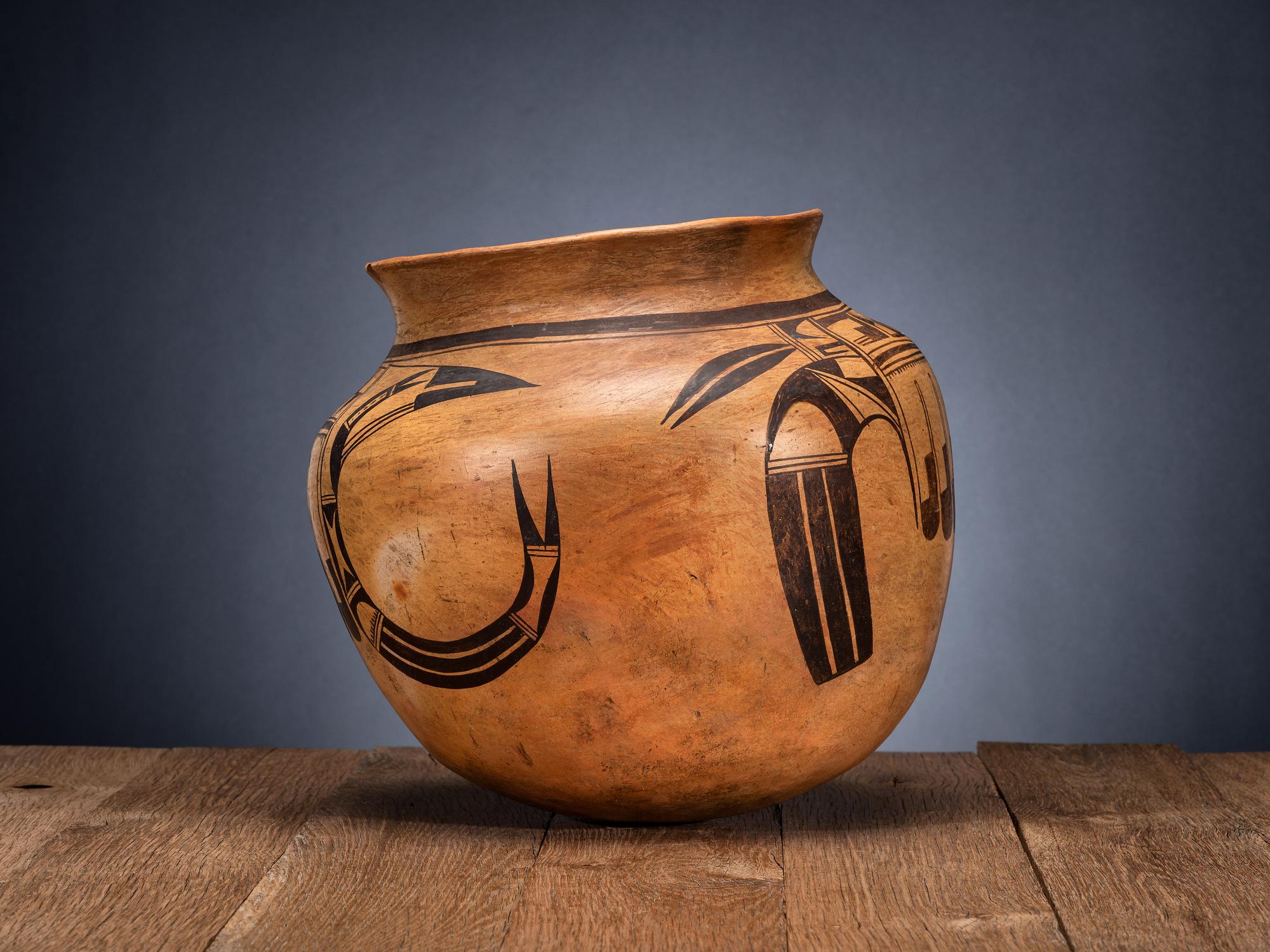 Hano Polychrome Pottery Jar