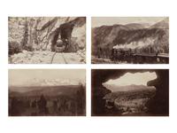 JACKSON, William Henry (1843-1942). Suite of 38 albumen photographs: Rocky Mountain Railroad Album, Steam and Steel Across the Great Divide, Silverton Colorado, Silverton Sultan, 1883.