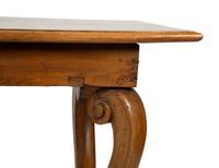 A Swedish Style Carved Elm Center Table — 18TH/19TH CENTURY
