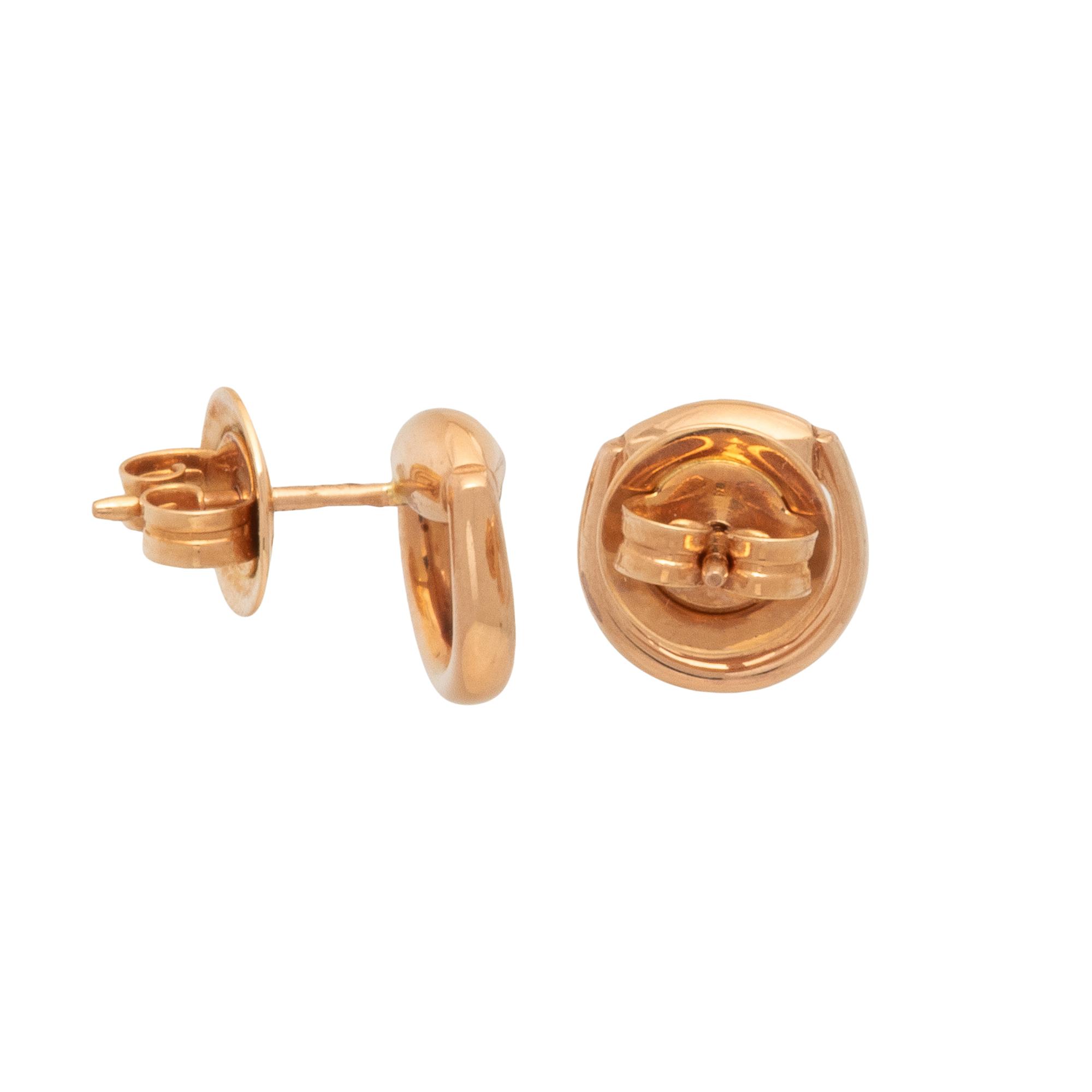 GUCCI, ROSE GOLD EARRINGS