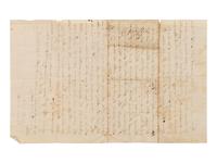 [ENSLAVEMENT]. Manuscript will bequeathing 3 enslaved women to testator's daughter. Alabama, 1854.
