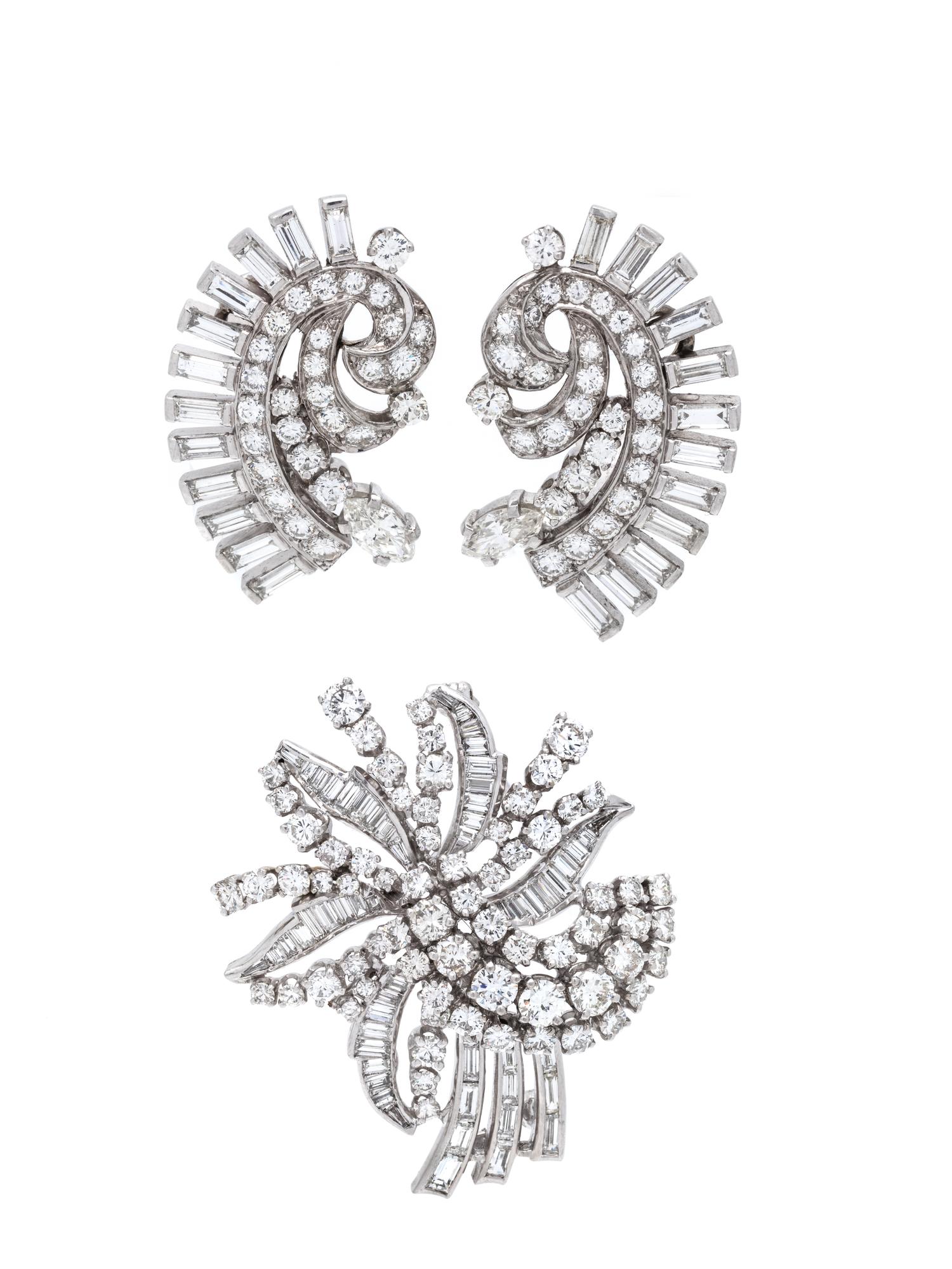 COLLECTION OF DIAMOND JEWELRY