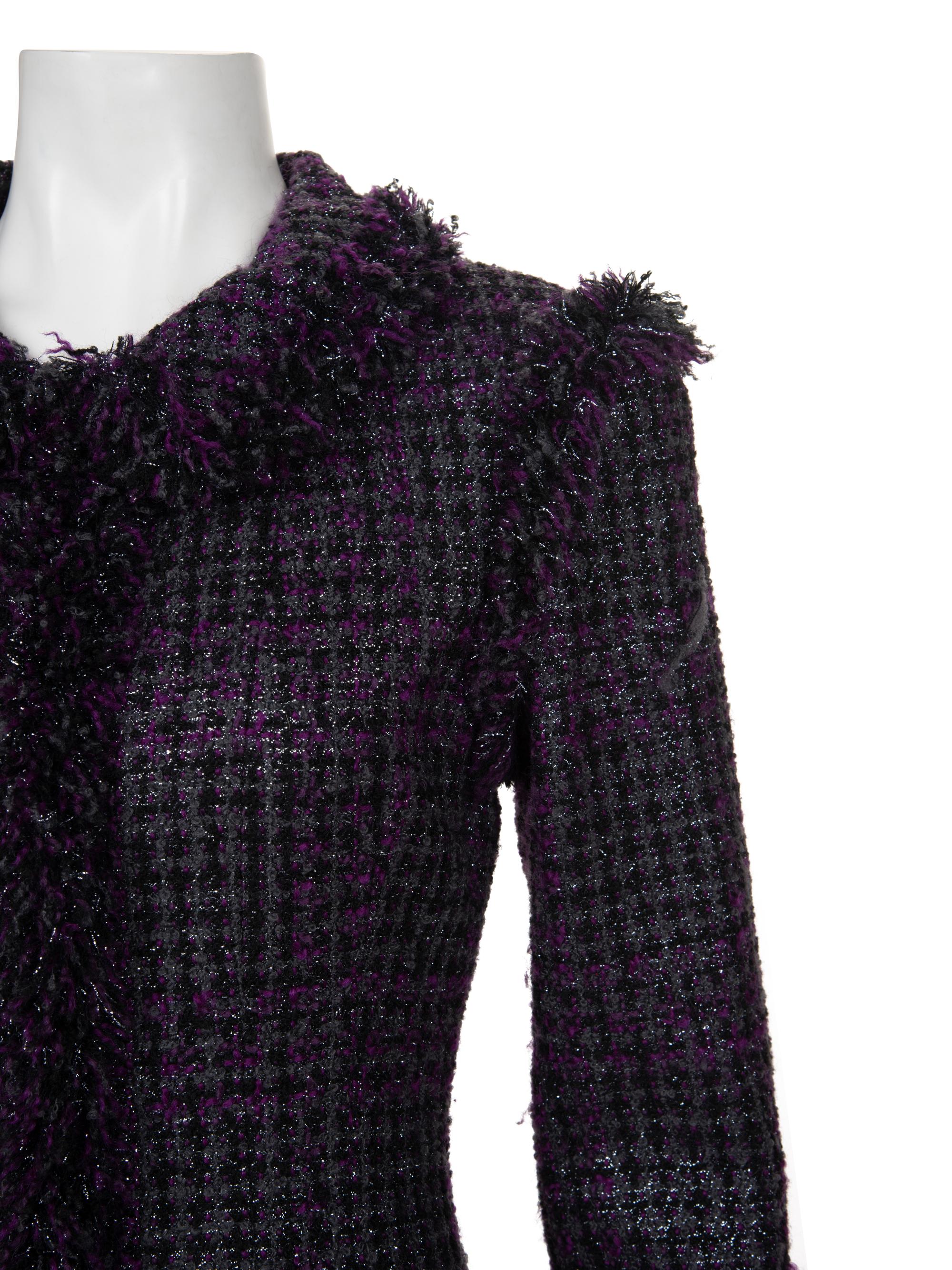 Chanel Plaid Tweed Skirt Suit, Fall 2003
