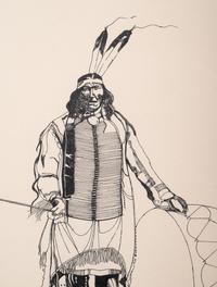 Indian with Drum