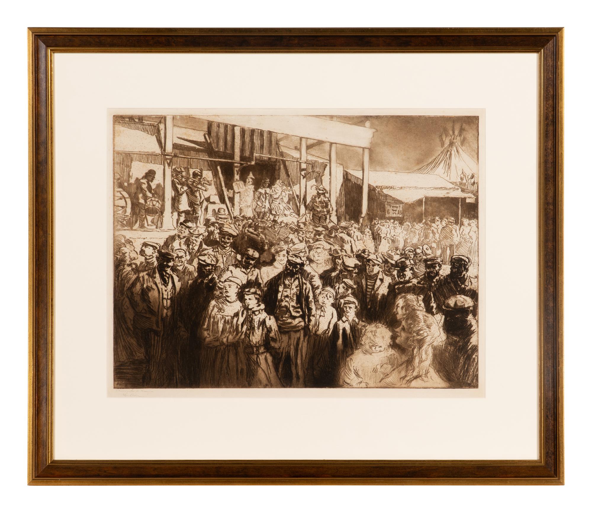 A Group of Framed Etchings and Lithographs