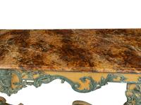 A Régence Style Polychrome Painted Console Table