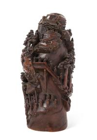 A Bamboo Carving — 19TH CENTURY