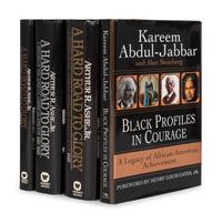 A Group of Four Books on African-American History Authored and Signed by Kareem Abdul-Jabbar and Arthur Ashe,