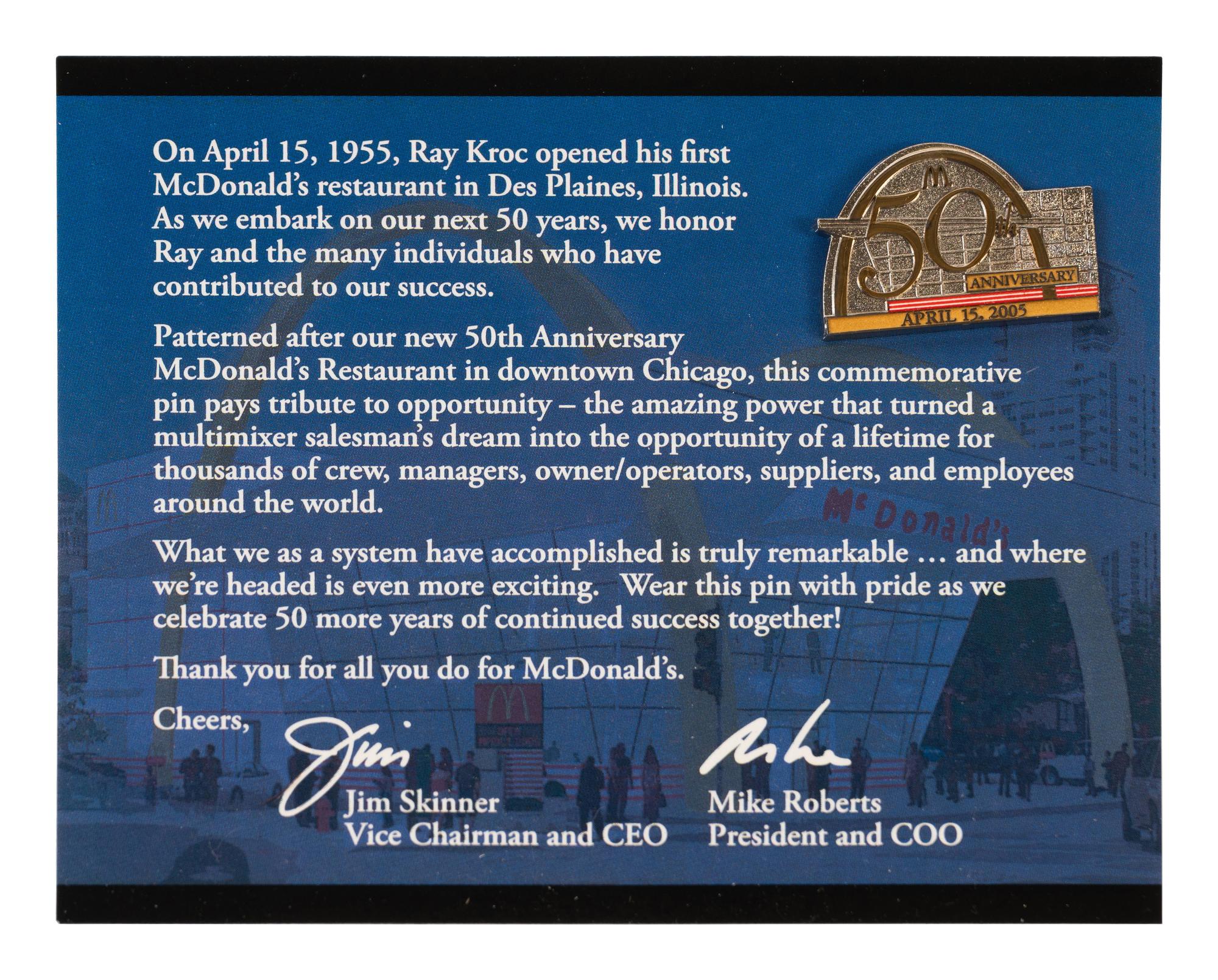 (History) A collection of 4 Chicago-centric items, comprising: