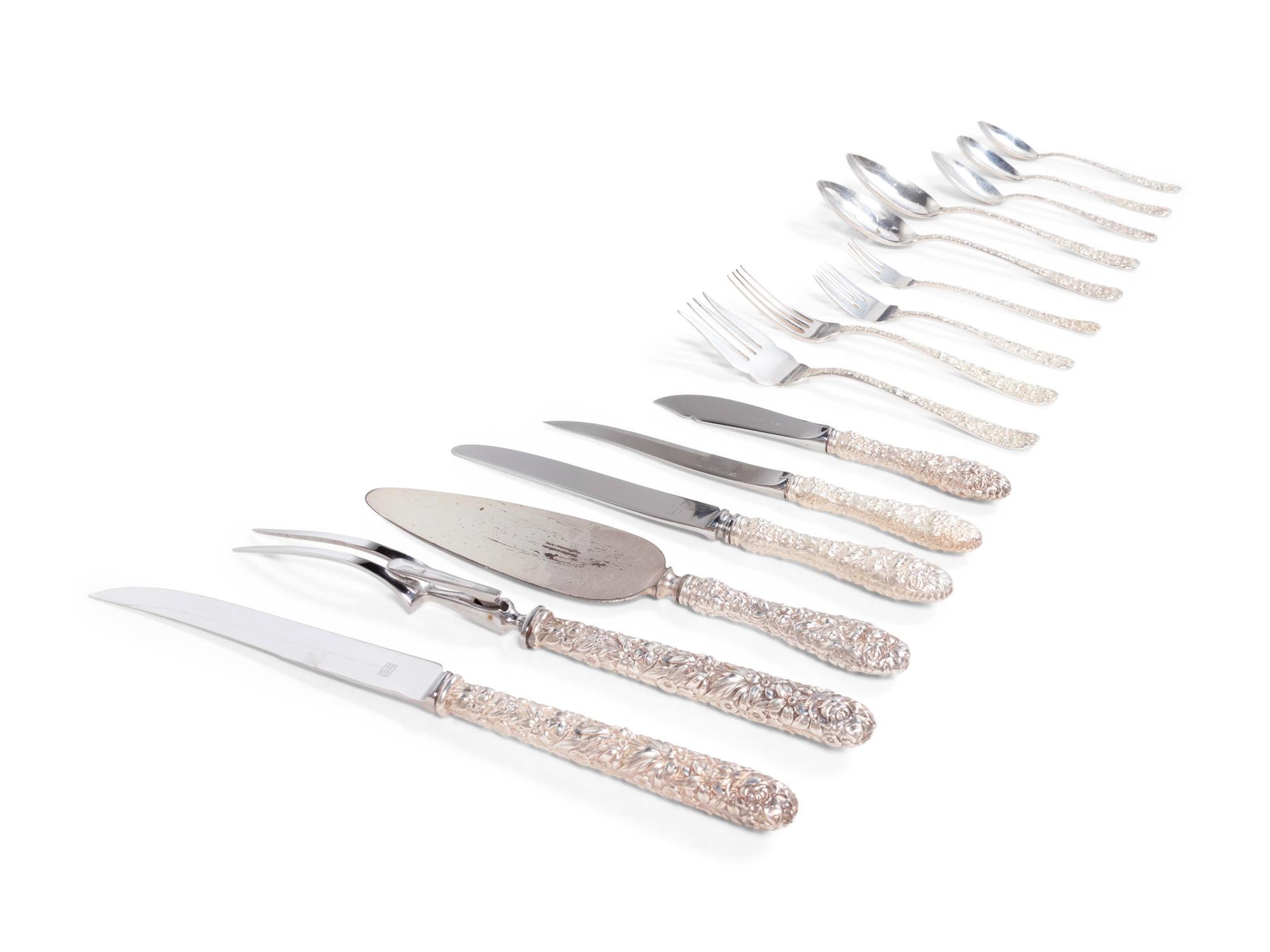 An American Silver Flatware Service