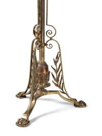 A Victorian Gilt-Bronze Floor Lamp