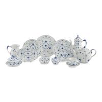 A Bing and Grondahl Blue Lace Porcelain Table Service