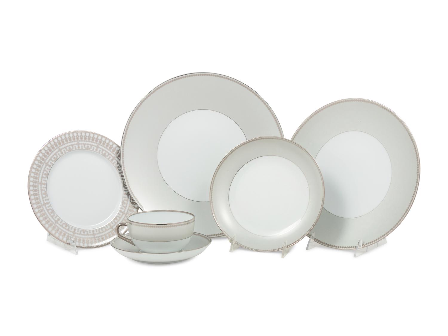 A Haviland Rose Eden Porcelain Dinner Service