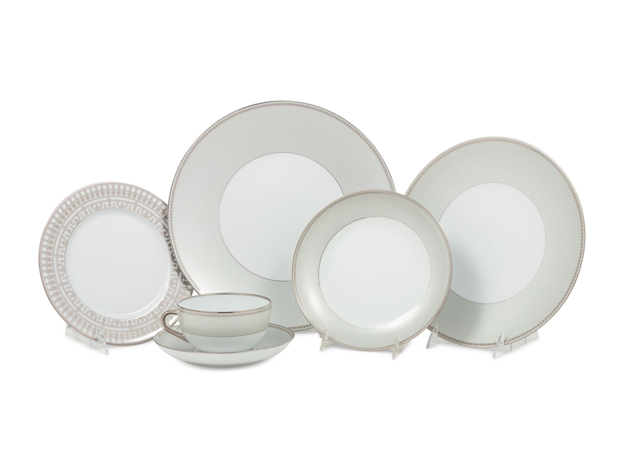 A Haviland Rose Eden Porcelain Dinner Service