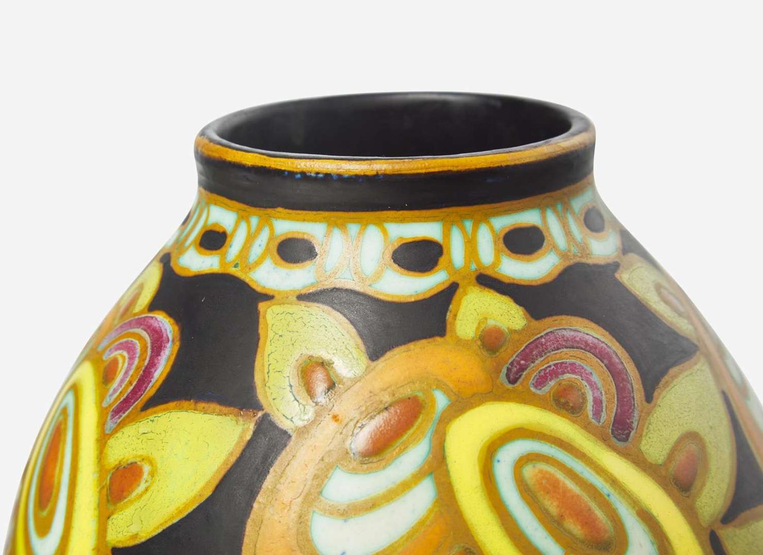 Charles Catteau for Boch Frères, Two Vases