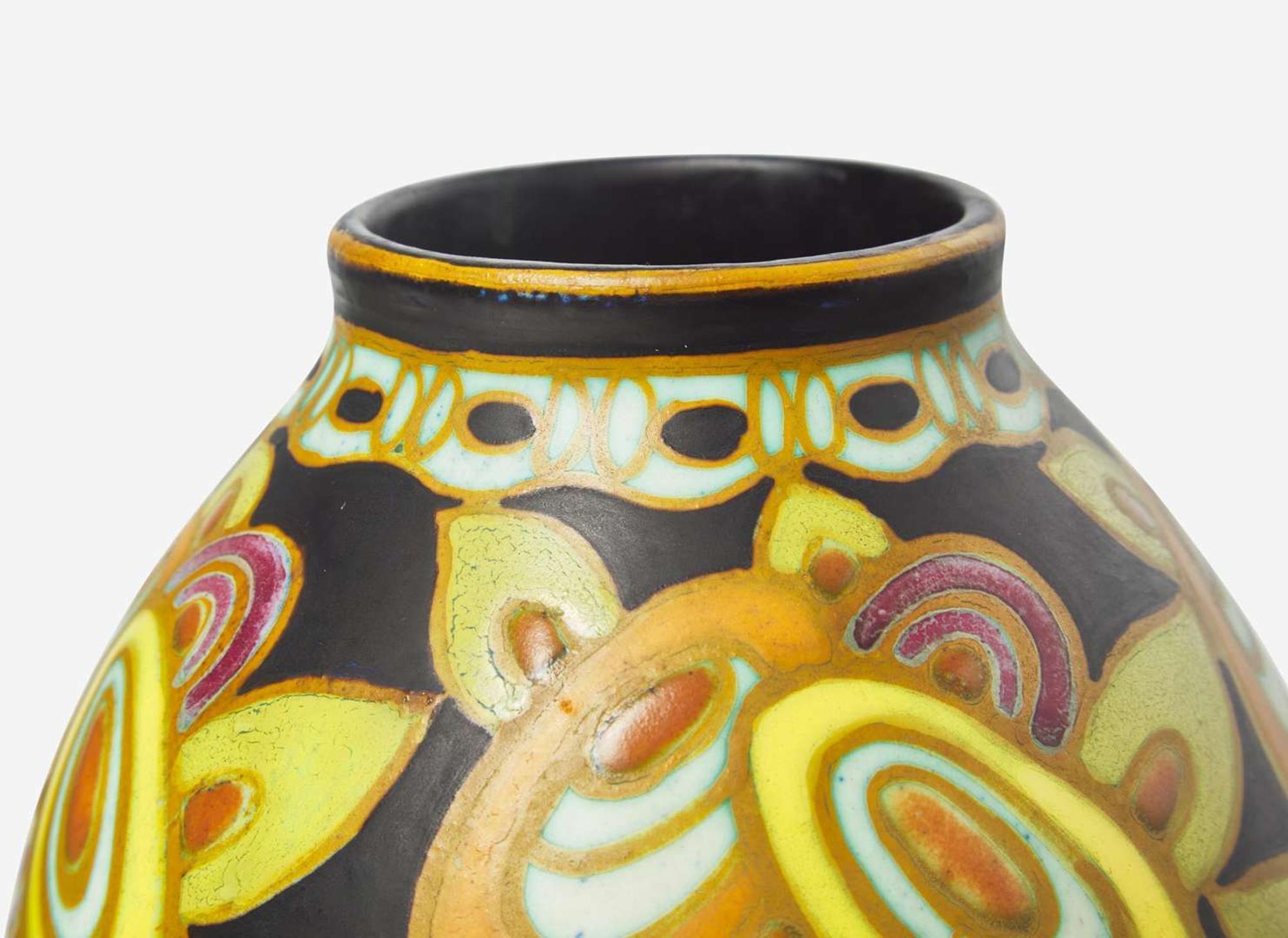Charles Catteau for Boch Frères, Two Vases